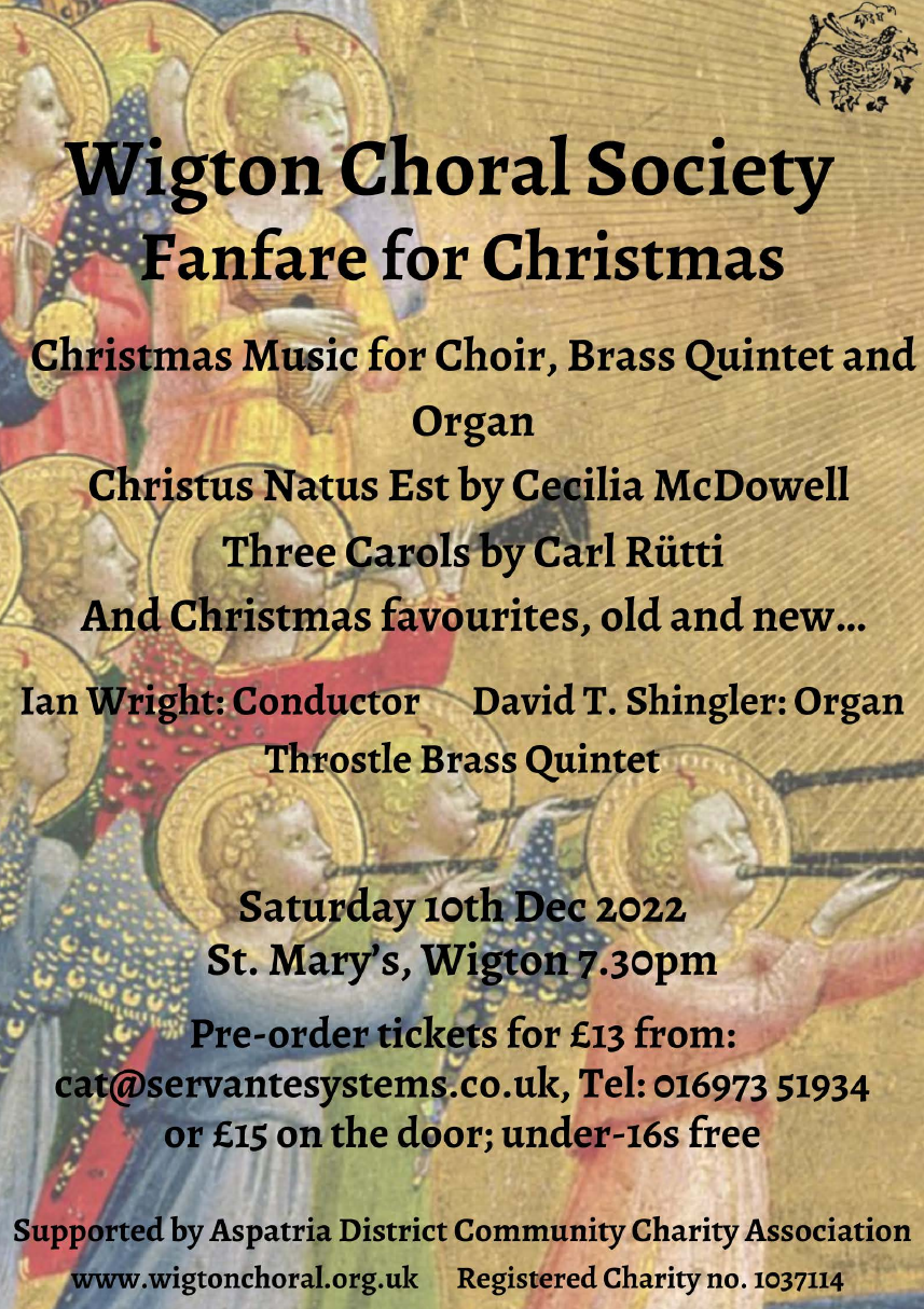 Christmas Concert 2022 flyer